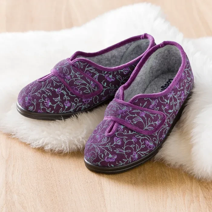 Diane Extra Wide Ladies Slippers Diane Extra Wide Ladies Slippers