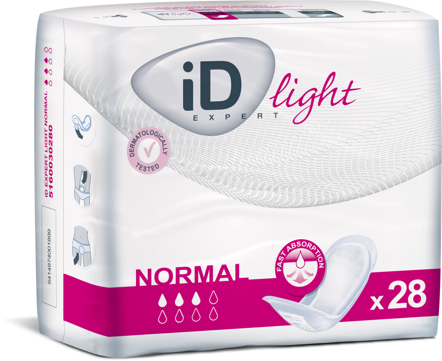 Incontinence Light Shaped Disposable Pads