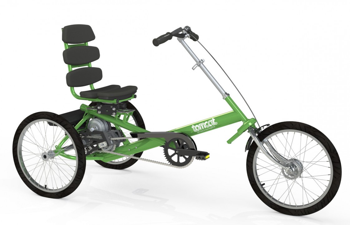 Tomcat Electric Flame Foot Propelled Adult Trike Tomcat Electric Flame Foot Propelled Adult Trike