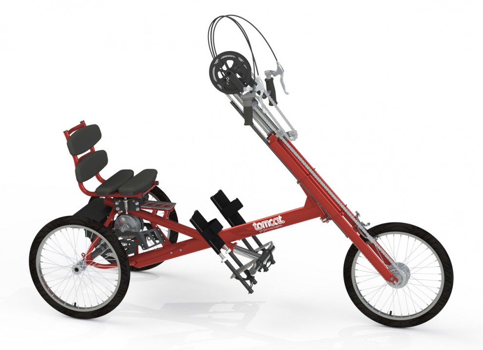 Tomcat Electric Flare Hand Propelled Adult Trike Tomcat Electric Flare Hand Propelled Adult Trike