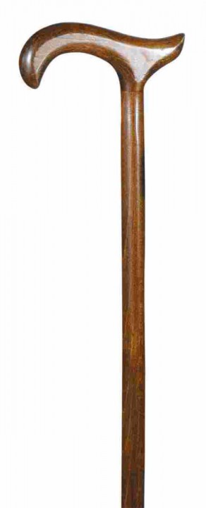 Ladies Brown Beech Derby Cane